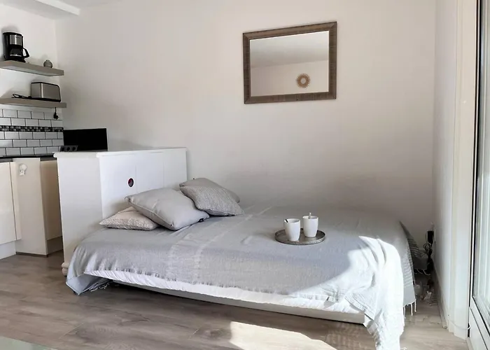 T2 Climatise Avec Piscine, Terrasse, Parking Et Wi-fi - 4 Couchages, - Fr-1-251-540 Apartman