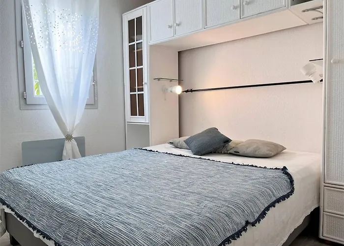 T2 Climatise Avec Piscine, Terrasse, Parking Et Wi-fi - 4 Couchages, - Fr-1-251-540 * Le Lavandou