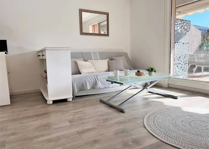 T2 Climatise Avec Piscine, Terrasse, Parking Et Wi-fi - 4 Couchages, - Fr-1-251-540 *